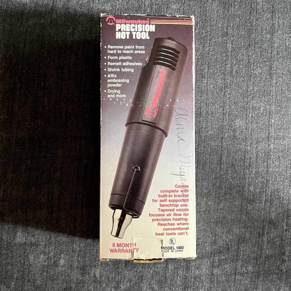 Milwaukee PRECISION Hot Tool Heat Tool Model 1400 Works Great